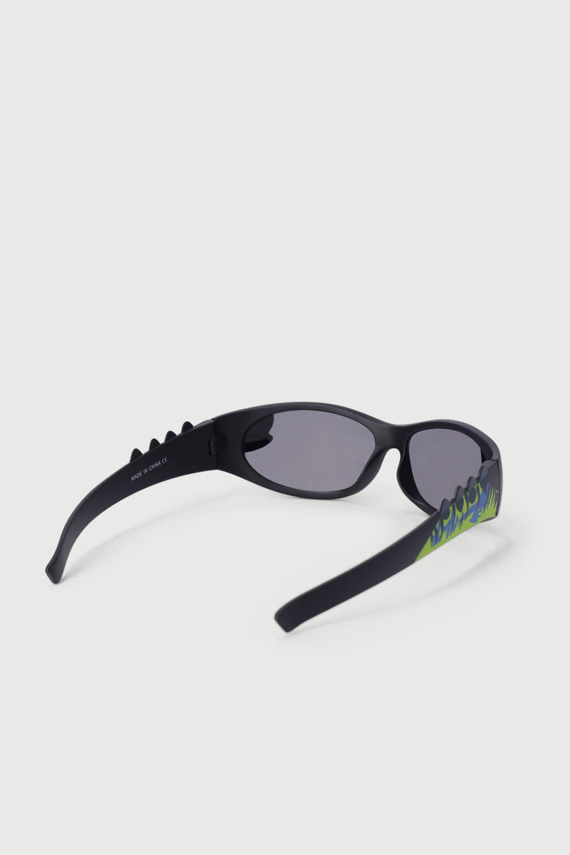 Pre-Boys Dino Novelty Sunnies - Black