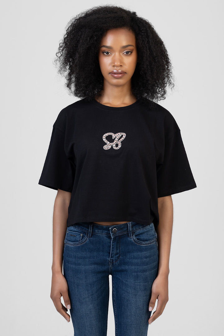 Boxy T-Shirt - Black
