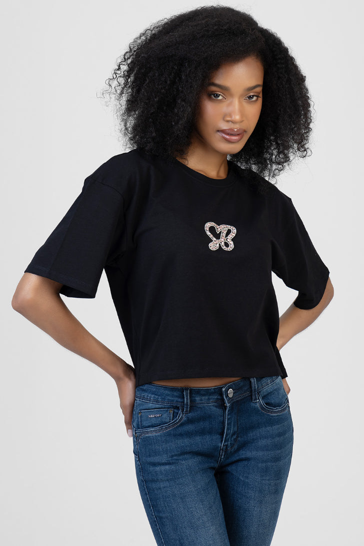 Boxy T-Shirt - Black
