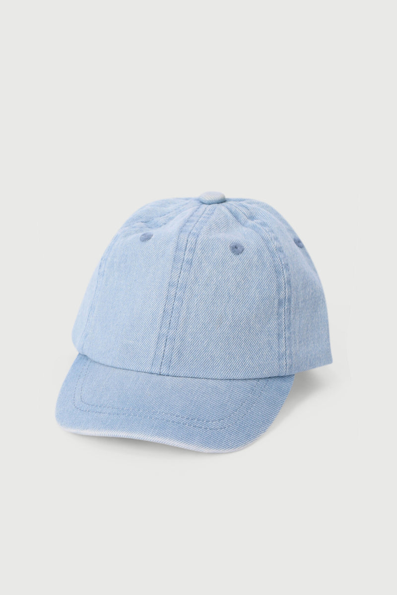 Baby Boys Denim Cap - Acid Wash