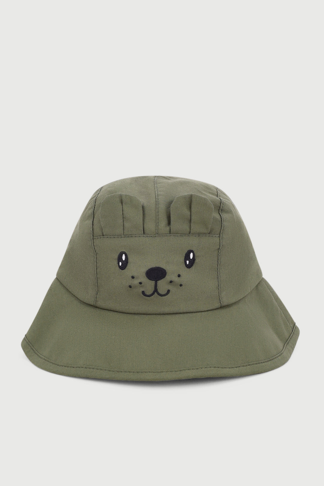 Baby Boys Single Novelty Bucket Hat - Olive