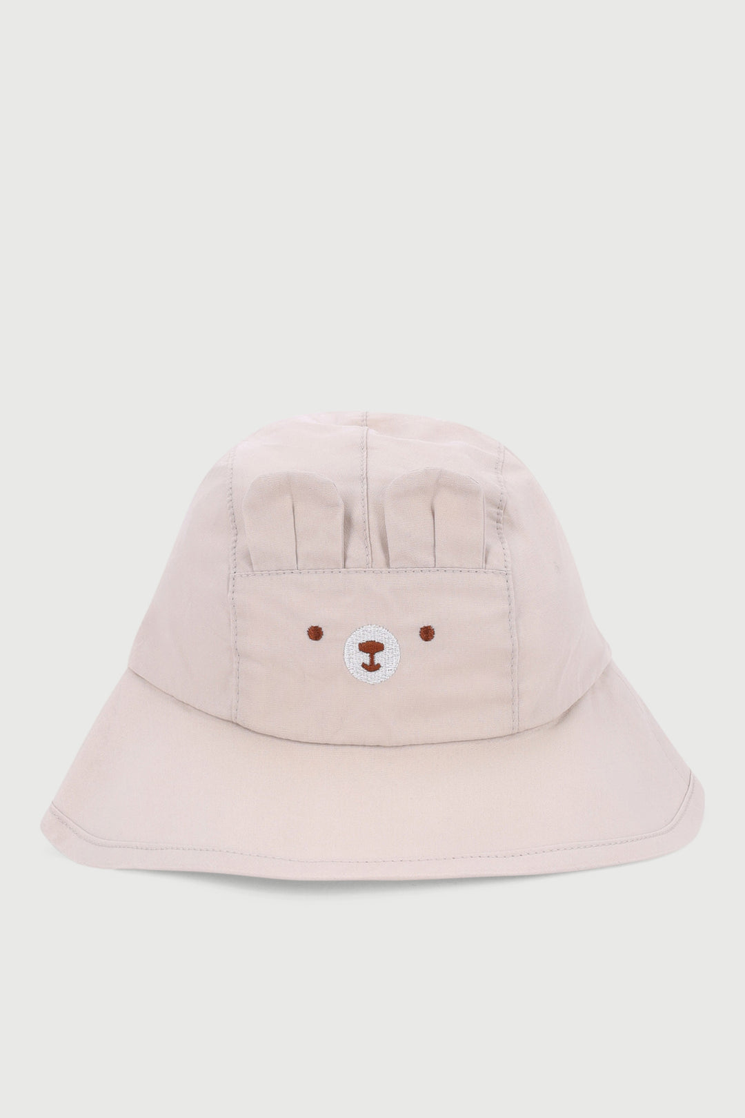 Baby Boys Single Novelty Bucket Hat - Stone