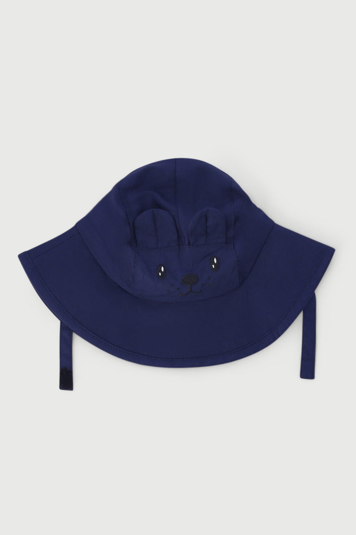 Baby Boys Single Novelty Bucket Hat - Navy