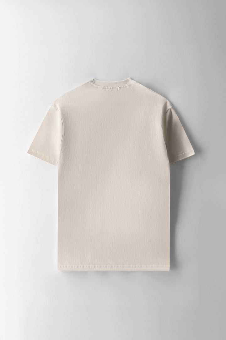 Boys Relax Teddy Print T-Shirt - Ecru
