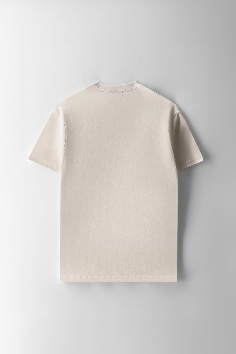 Boys Relax Teddy Print T-Shirt - Ecru
