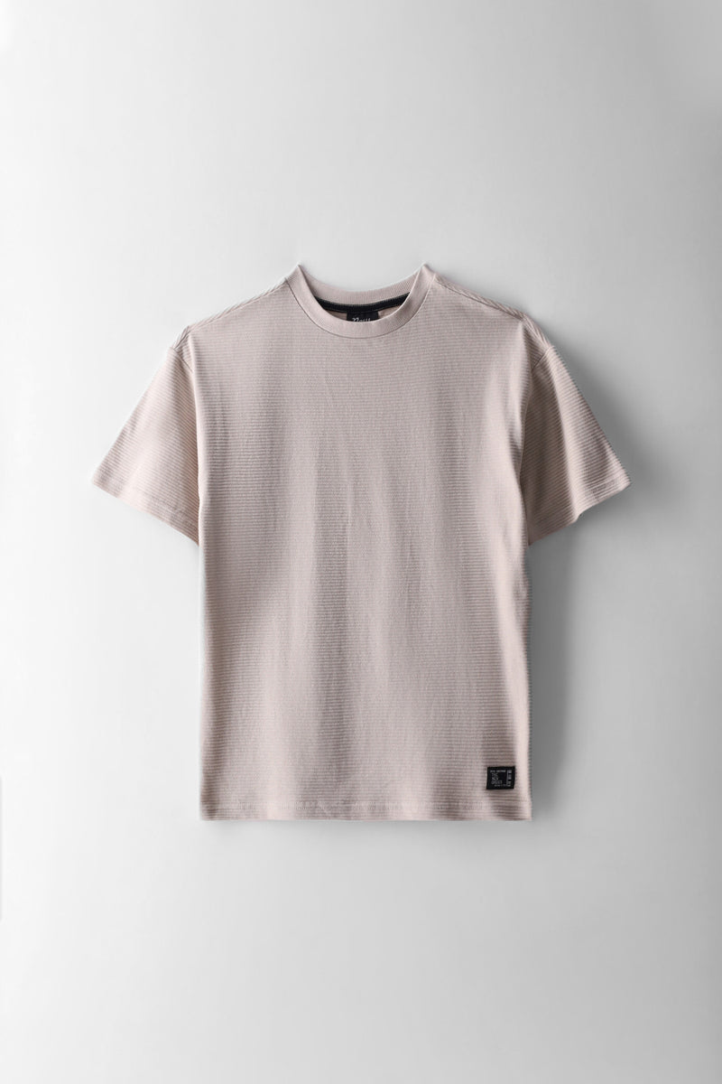 Boys Ottoman Oversized T-Shirt - Stone