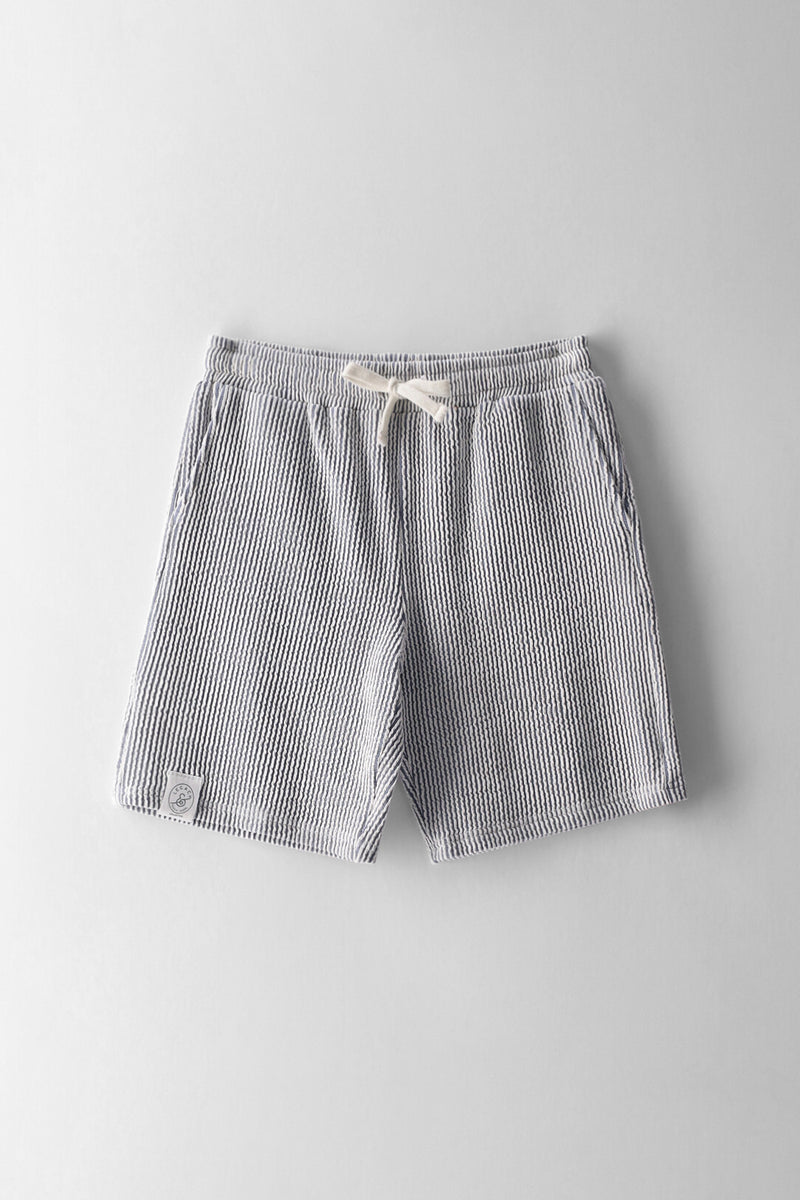 Boys Stripe Seersucker Shorts - Multi
