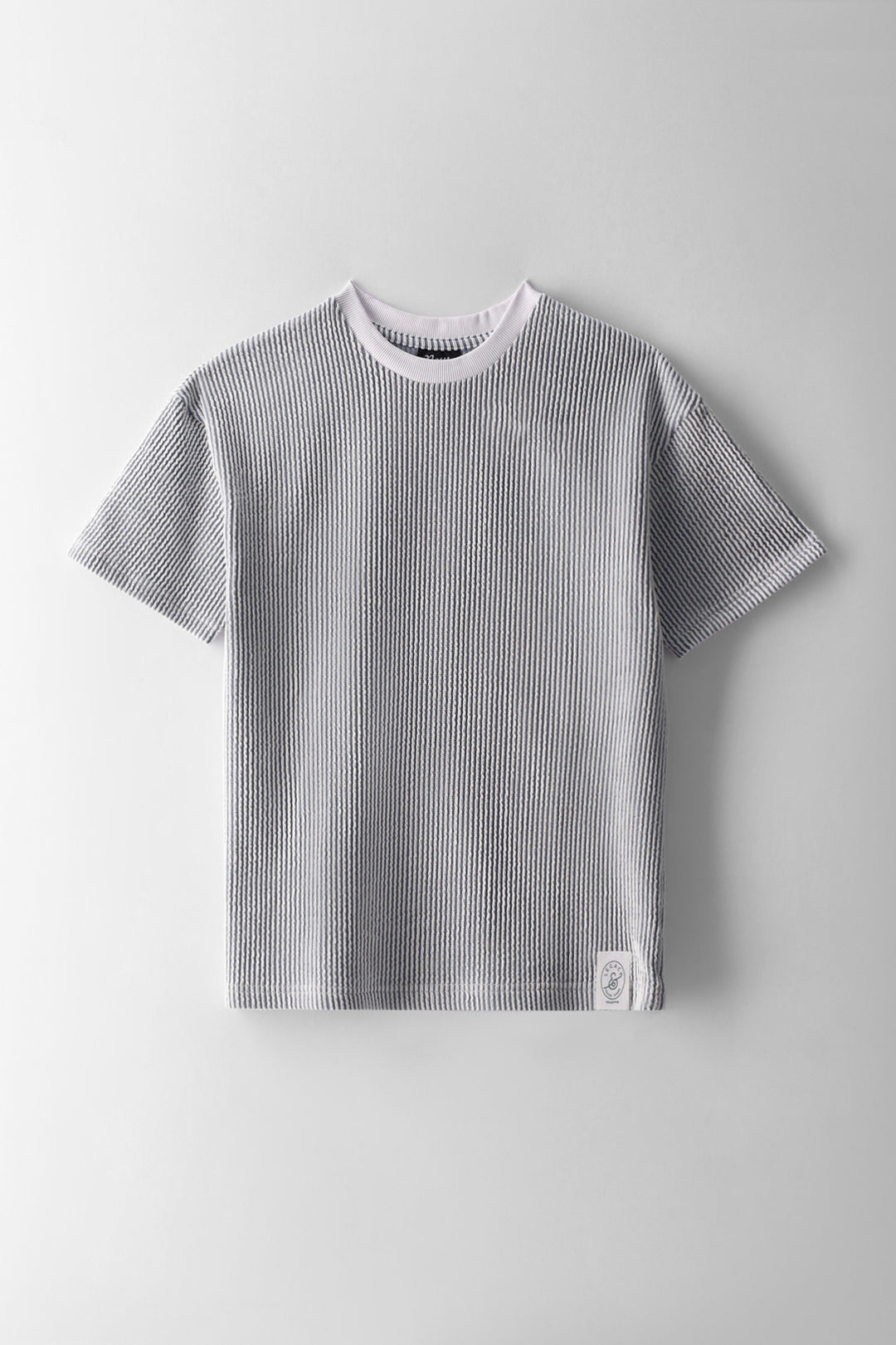 Boys Stripe Seerscuker Oversized T-Shirt - Multi