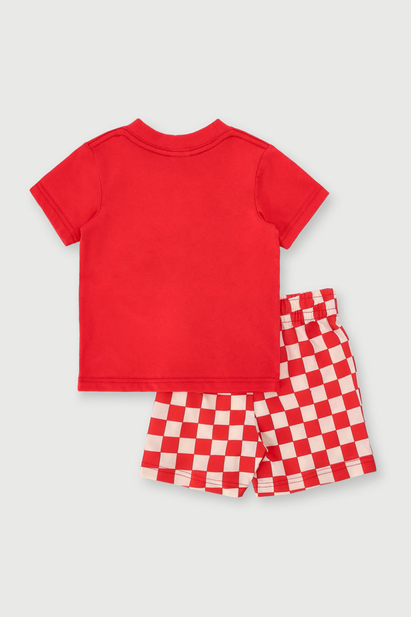 Baby Boys Knit Festive Set - Red