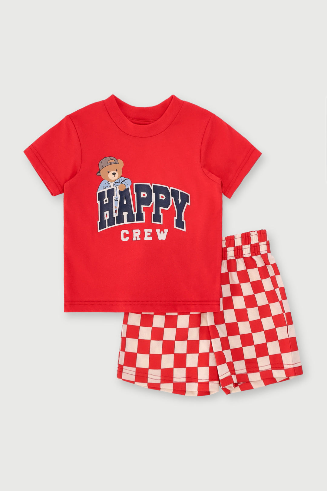 Baby Boys Knit Festive Set - Red