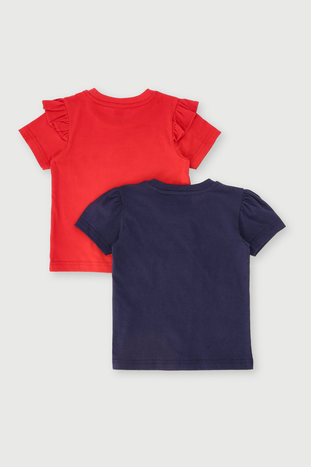 Pre-Girls 2 Pack Best Friend Tee - Navy/Red