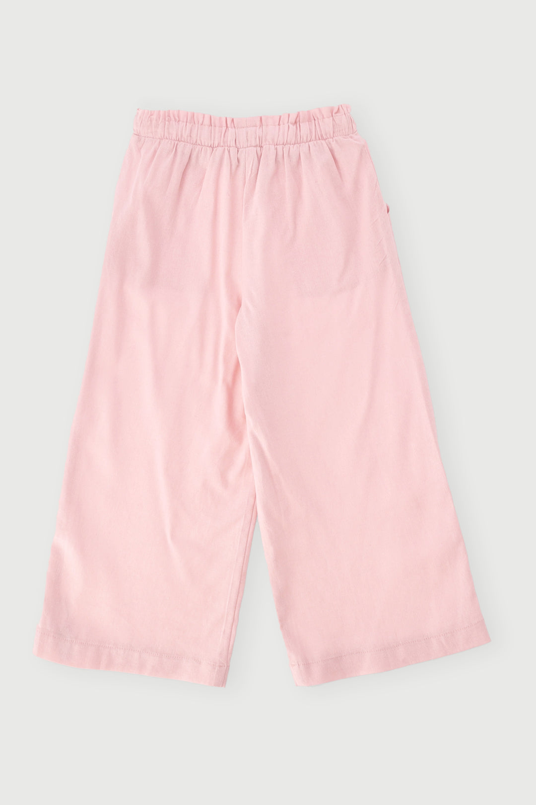 Pre-Girls Linen Pull On Jogger - Pink