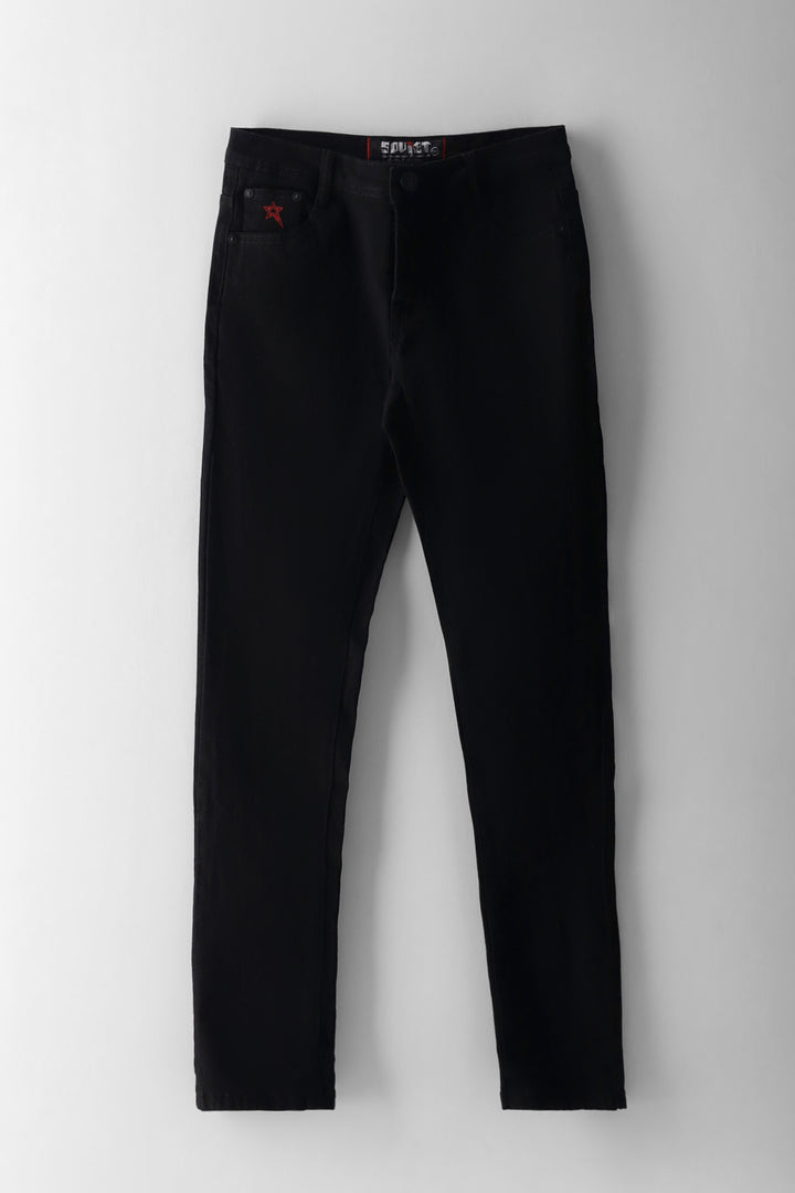 Boys Strikers Skinny Denim - Black