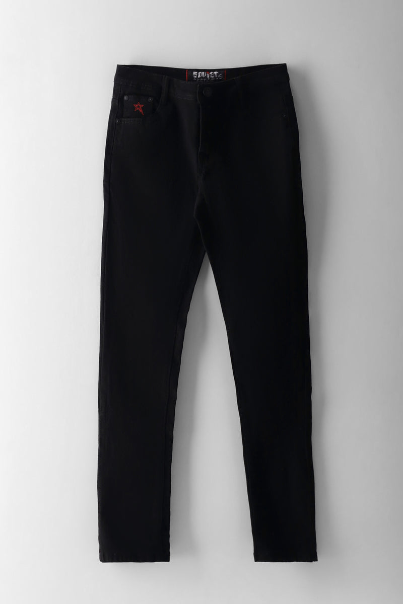Boys Strikers Skinny Denim - Black