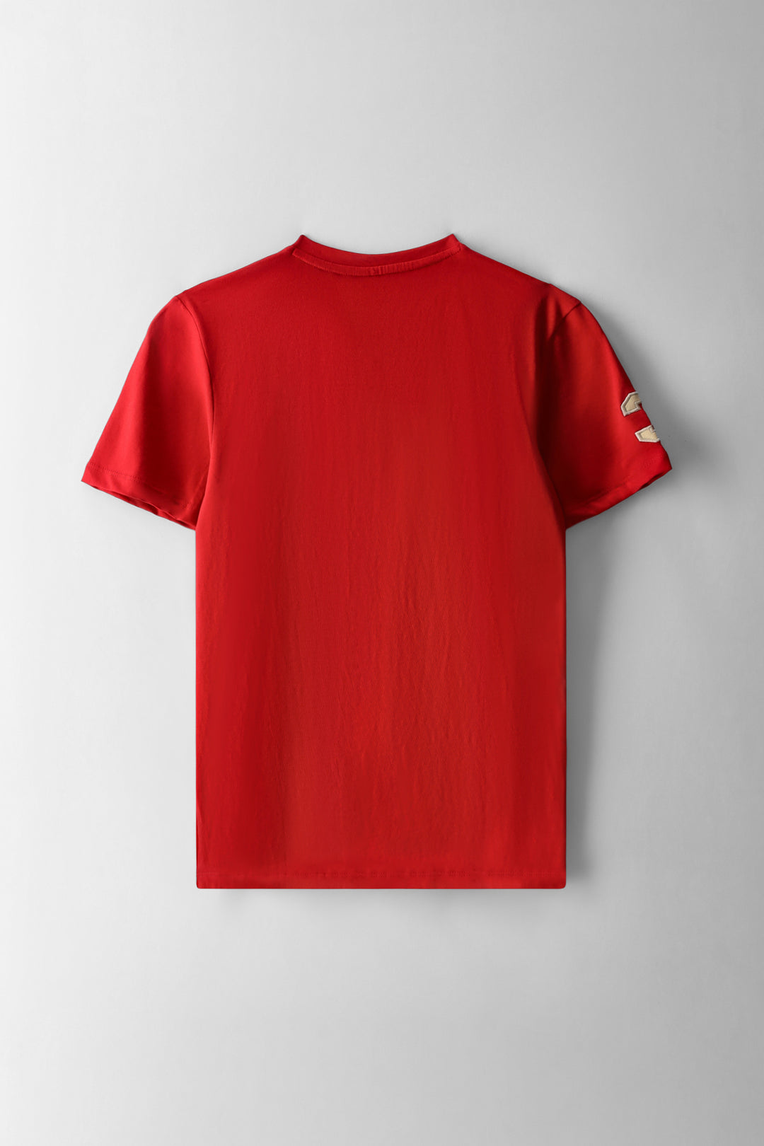 Boys James V-Neck T-Shirt - Red