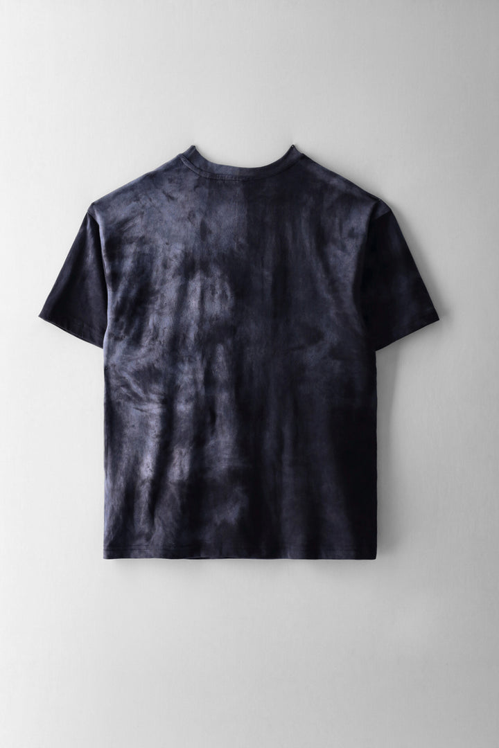 Boys Spectra Dye Oversized Bart T-Shirt - Black