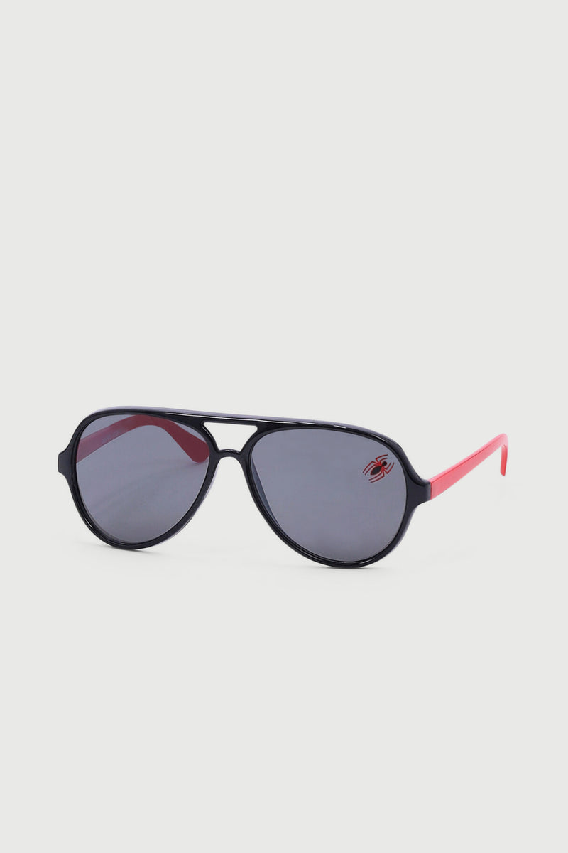 Pre-Boys Spiderman Sunglasses & Peak Cap Set - Black
