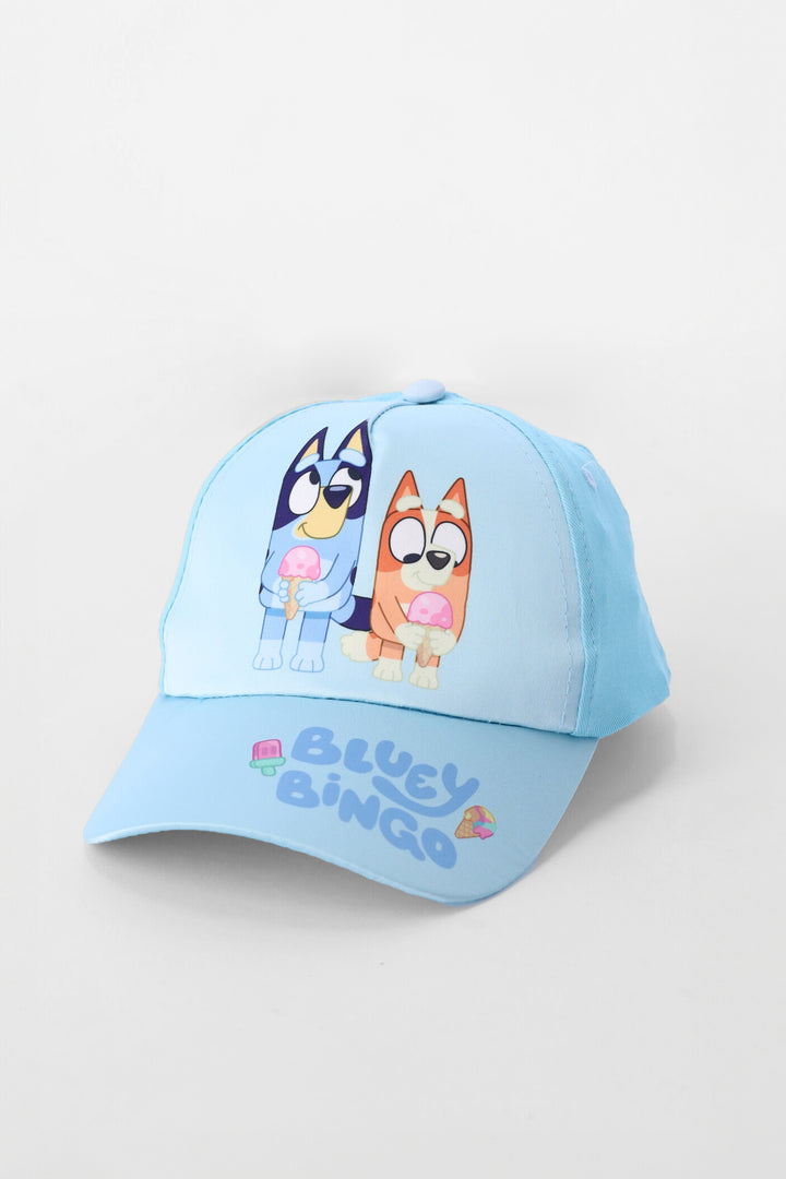 Pre-Girls Bluey Sunglasses & Peak Cap Set - Light Blue