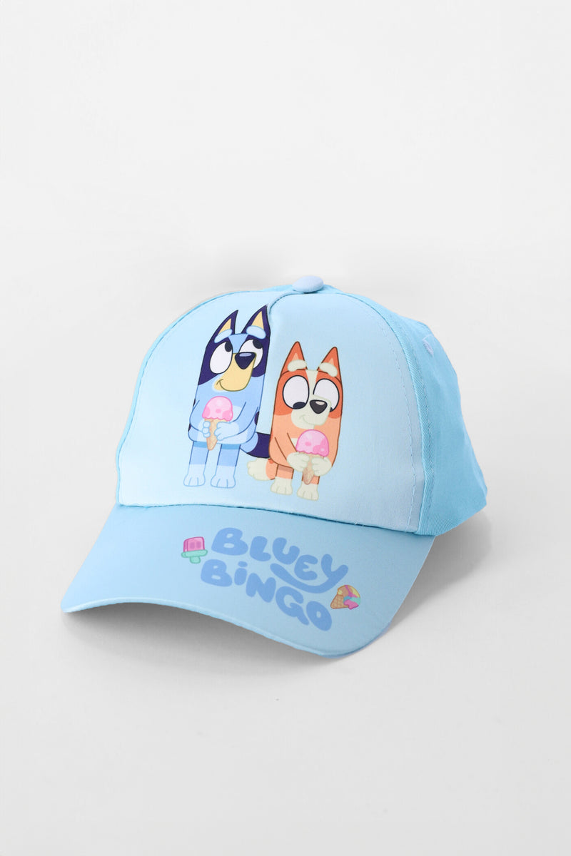 Pre-Girls Bluey Sunglasses & Peak Cap Set - Light Blue