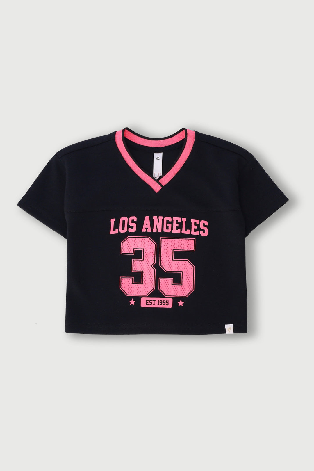 Pre-Girls No.35 Boxy Tee - Black