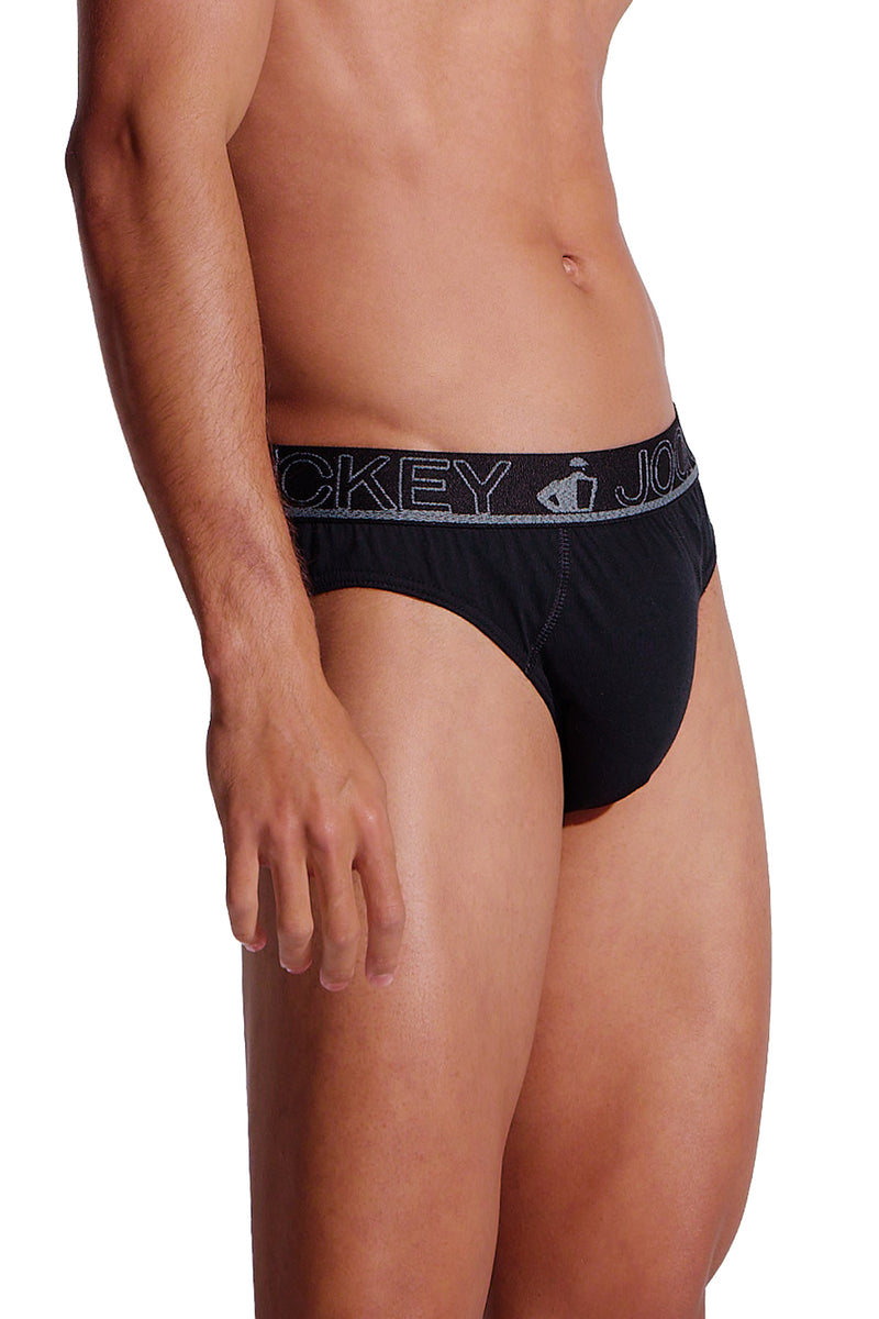 3 Pack Graded Striped Brief - Grey/Green/Navy
