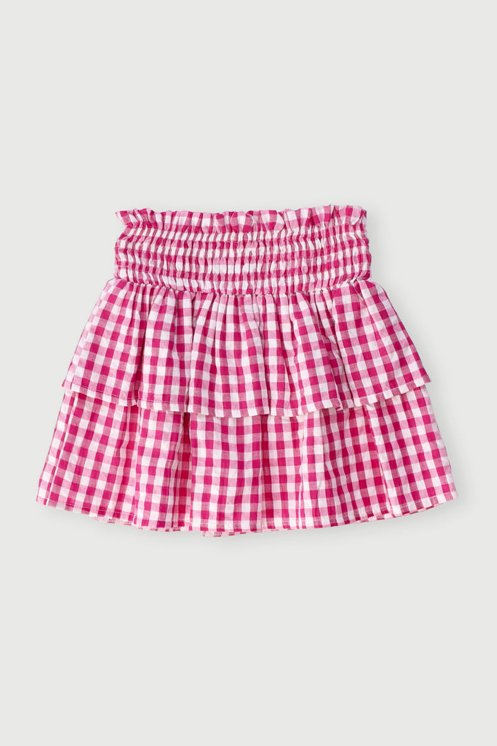 Pre-Girls Seersucker Rara Skirt - Check