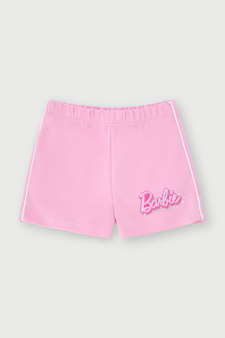 Pre-Girls Barbie Short - Pink