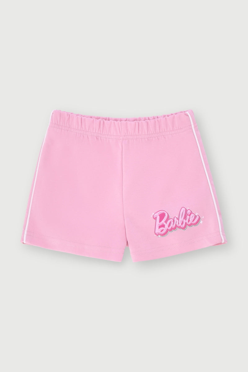 Pre-Girls Barbie Short - Pink