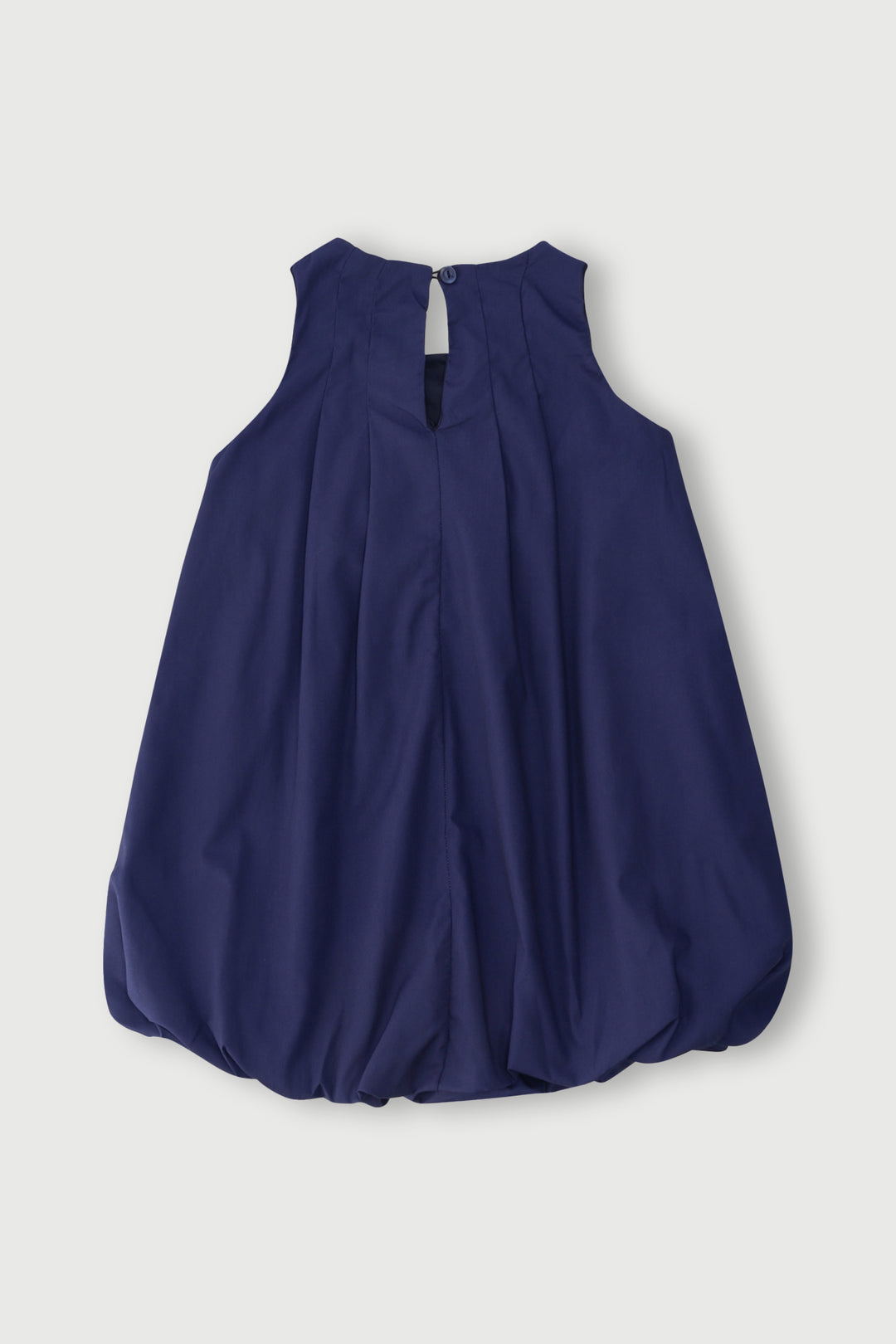 Pre-Girls Pleated Bubble Dress - Navy