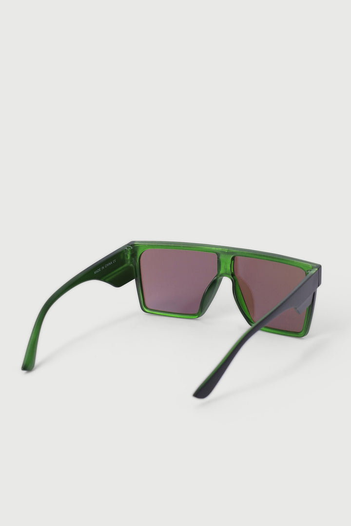 Boys Frosted Fashion Sunglasses - Green