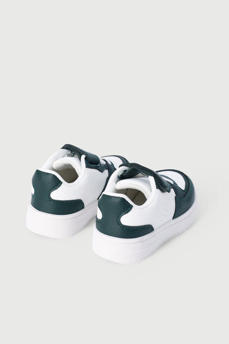 Pre-Boys Court Sneaker - Olive