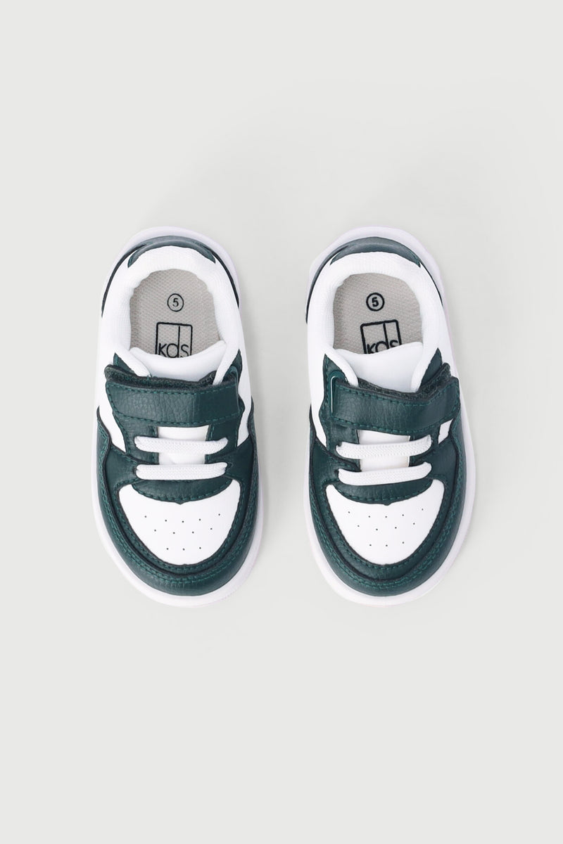 Pre-Boys Court Sneaker - Olive
