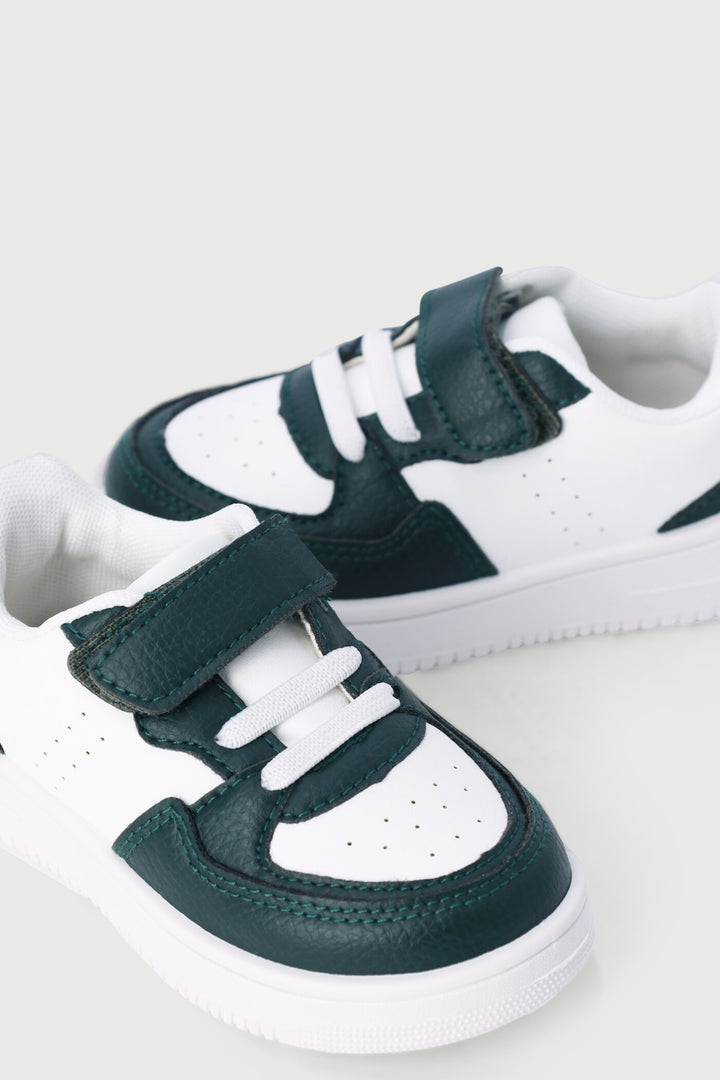Pre-Boys Court Sneaker - Olive