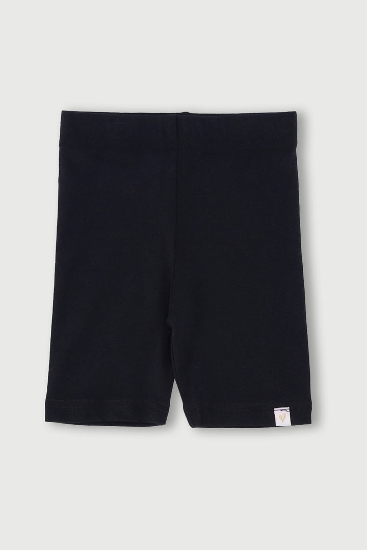 Pre-Girls Plain Cycle Shorts - Black