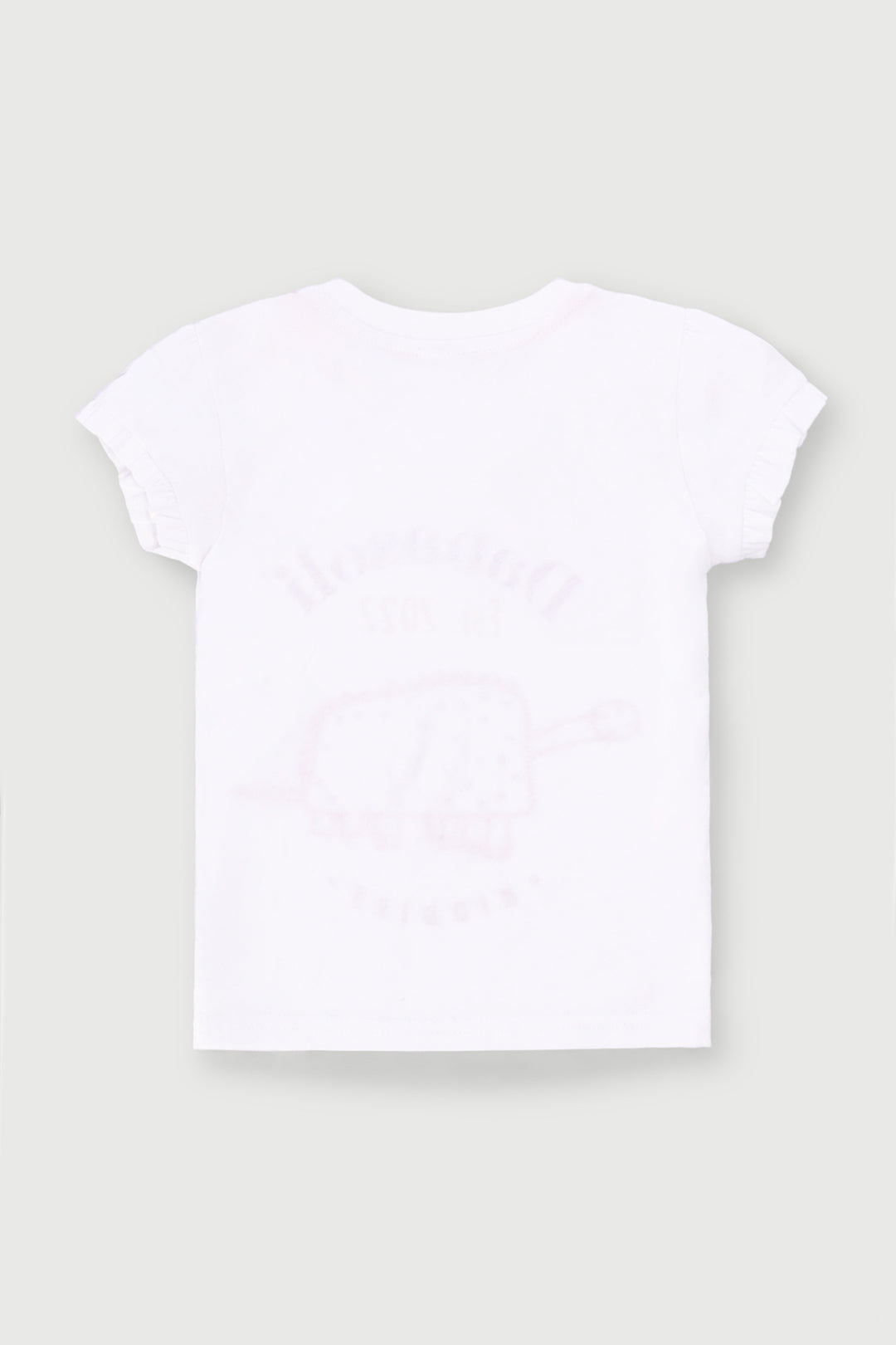 Pre-Girls Danasoli Frill Tee - White