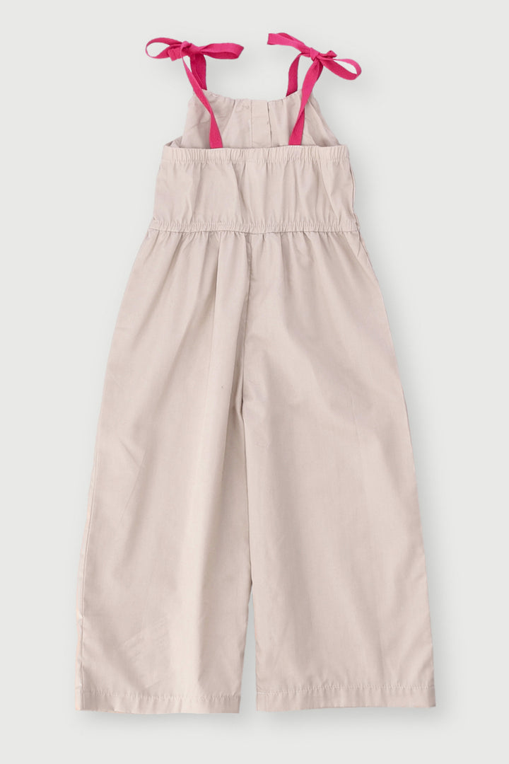 Pre-Girls Danasoli Long Dungaree - Stone