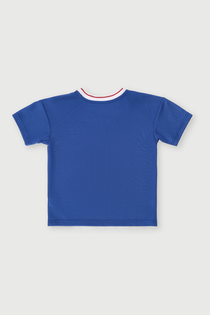 Pre-Boys Sonic Mesh Tee - Blue