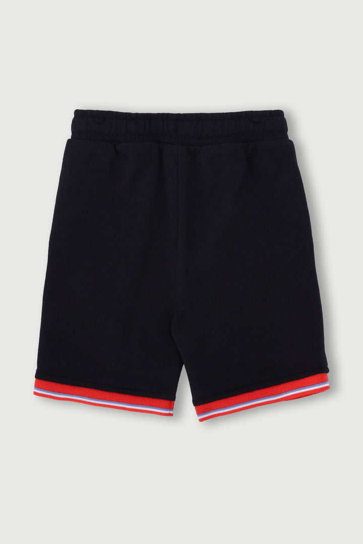 Pre-Boys Jacquard Fleece Shorts - Black