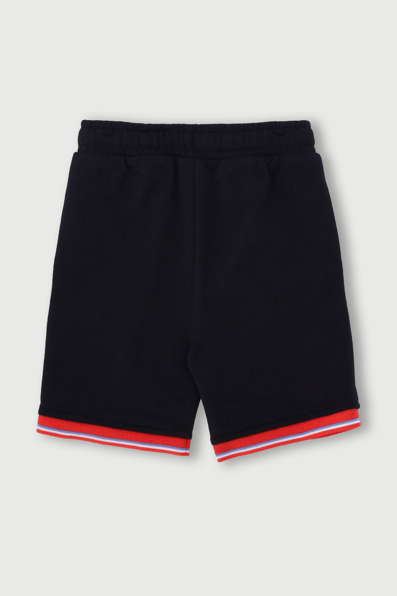 Pre-Boys Jacquard Fleece Shorts - Black