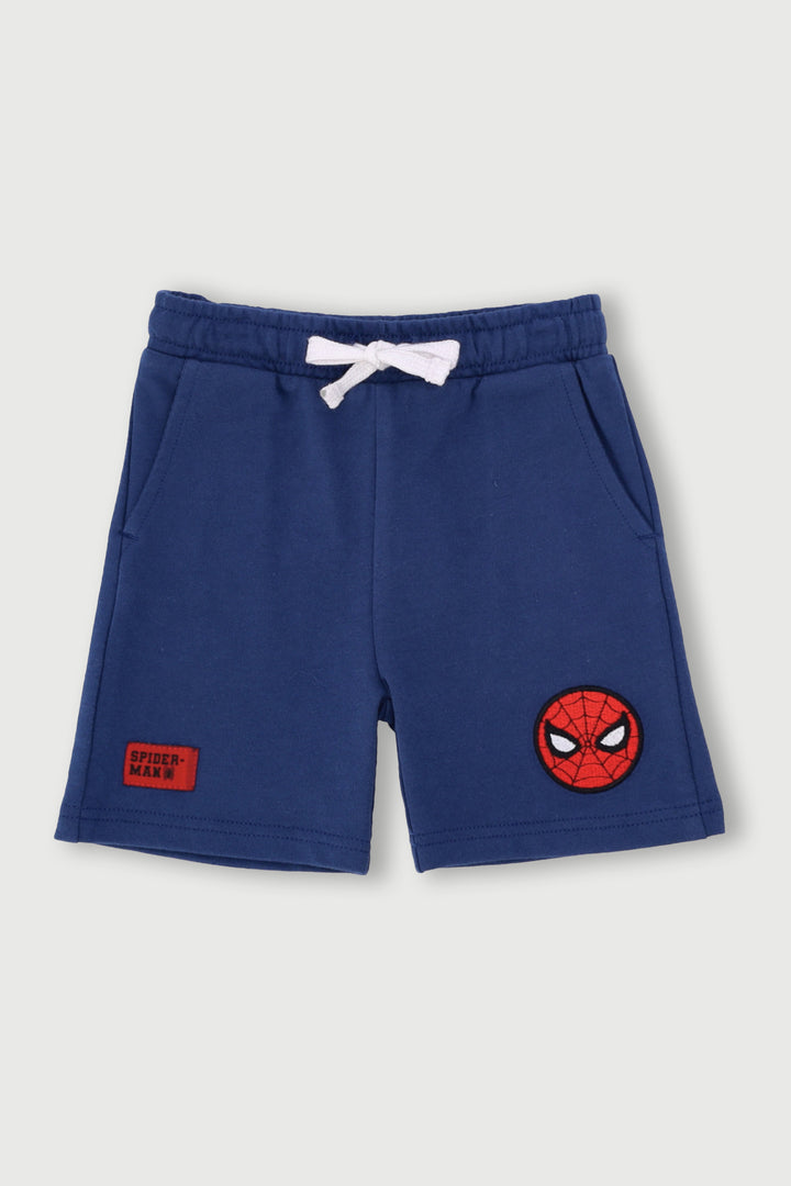 Pre-Boys New York Embroidered Shorts - Navy