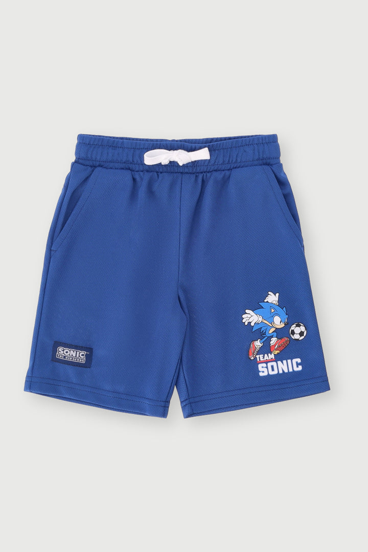 Pre-Boys Sonic Mesh Short - Blue
