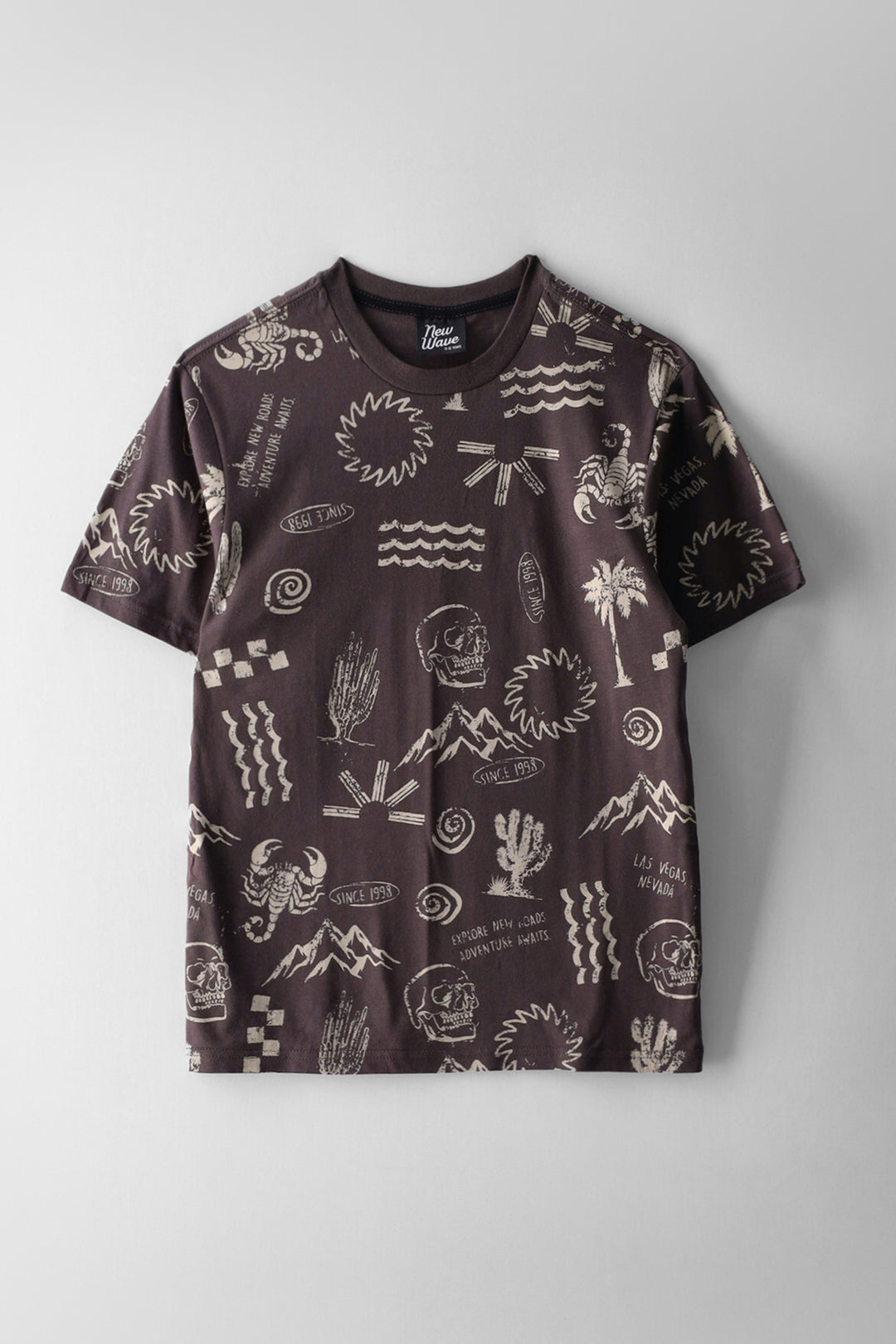 Boys Desert Print T-Shirt - Multi