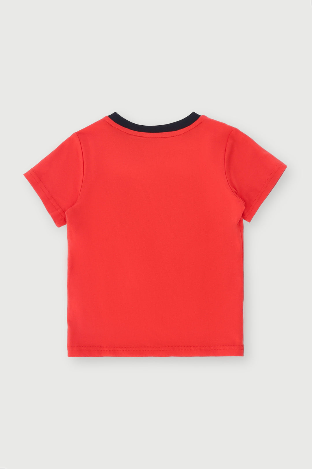 Pre-Boys Spiderman Tee - Red