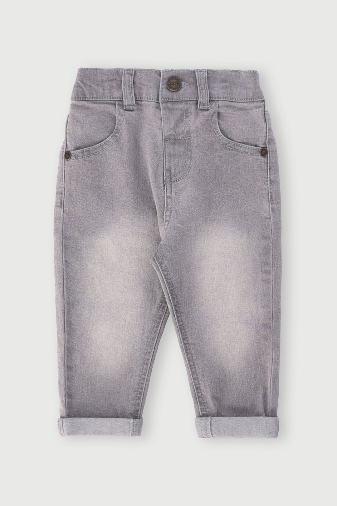 Baby Boys Wash Denim - Grey