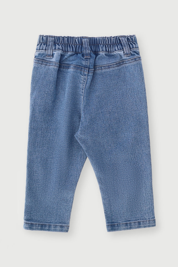 Baby Boys Fashion Teddy Denim - Blue