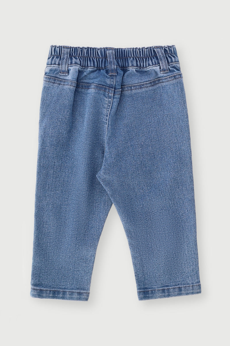 Baby Boys Fashion Teddy Denim - Blue