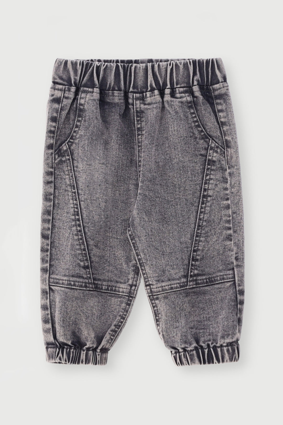 Baby Boys Acid Wash Denim - Grey