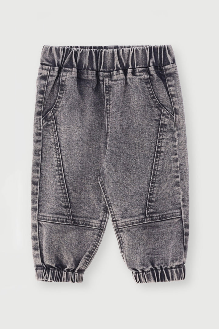 Baby Boys Acid Wash Denim - Grey