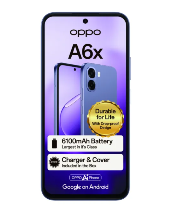 A6X 4 /64GB Dual Sim Cellphone - Purple