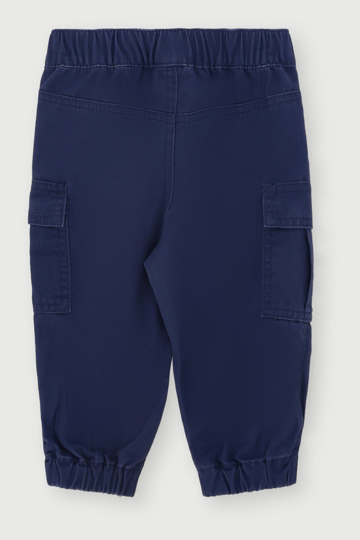 Baby Boys Fashion Twill Pants - Navy